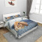 Housse de couette Lapin multicolore 140x200 cm 200x200 cm 220x240 cm 240x260 cm - miniature variant 3