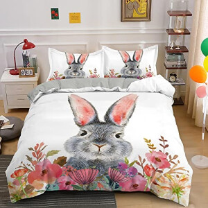 Housse de couette Lapin 90x190 cm