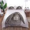 Housse de couette Lapin gris 140x200 cm - miniature variant 1