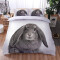 Housse de couette Lapin gris 140x200 cm - miniature variant 3