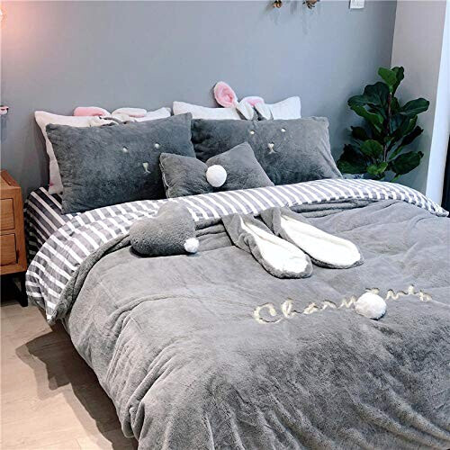 Housse de couette Lapin cute rabbit gris