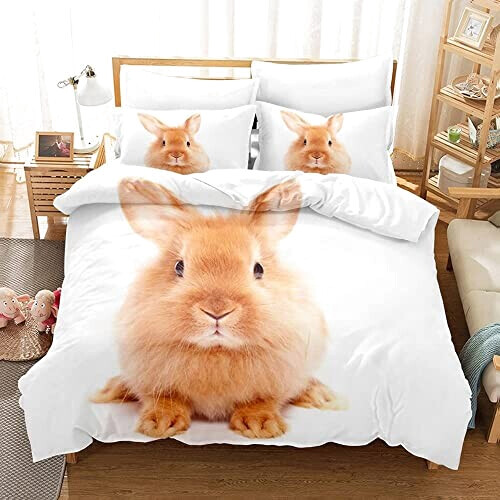 Housse de couette Lapin 200x200 cm