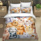 Housse de couette Lapin couleur 140x200 cm 200x200 cm 220x240 cm 240x260 cm - miniature