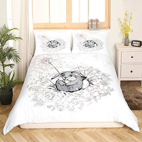 Housse de couette Lapin multicolore 140x200 cm 200x200 cm 220x240 cm 240x260 cm variant 1 
