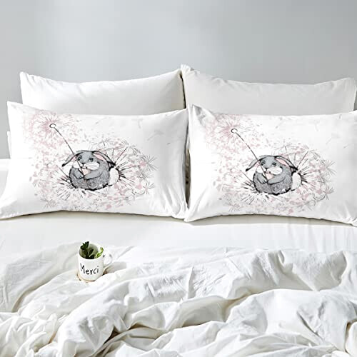 Housse de couette Lapin multicolore 140x200 cm 200x200 cm 220x240 cm 240x260 cm variant 2 