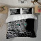 Housse de couette Léopard noir 220x240 cm - miniature variant 4