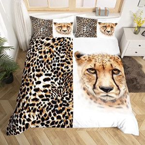 Housse de couette Léopard multicolore 140x200 cm 200x200 cm 220x240 cm 240x260 cm