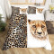 Housse de couette Léopard multicolore 140x200 cm 200x200 cm 220x240 cm 240x260 cm - miniature