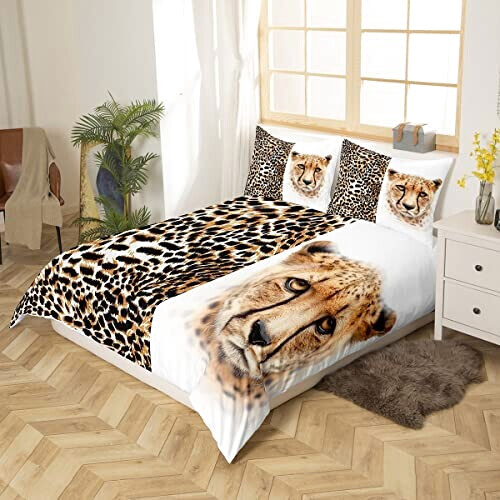 Housse de couette Léopard multicolore 140x200 cm 200x200 cm 220x240 cm 240x260 cm variant 0 