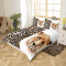 Housse de couette Léopard multicolore 140x200 cm 200x200 cm 220x240 cm 240x260 cm - miniature variant 1