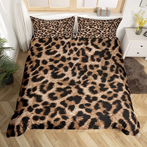 Housse de couette Léopard multicolore 140x200 cm 200x200 cm 220x240 cm 240x260 cm