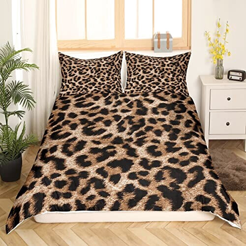 Housse de couette Léopard multicolore 140x200 cm 200x200 cm 220x240 cm 240x260 cm variant 1 