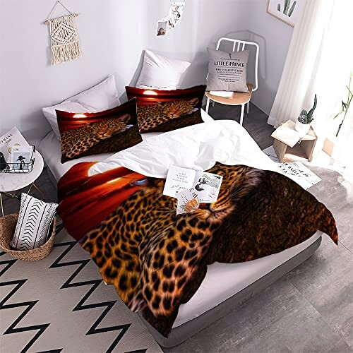 Housse de couette Léopard couleur 240x260 cm variant 1 