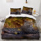 Housse de couette Léopard couleur 220x240 cm - miniature