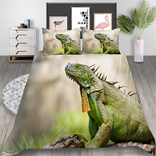 Housse de couette Lézard animal 135x200 cm 200x200 cm 220x240 cm variant 0 