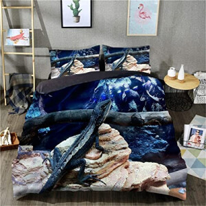 Housse de couette Lézard hui 135x200 cm 200x200 cm 220x240 cm