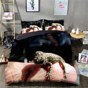 Housse de couette Lézard hui 135x200 cm 200x200 cm 220x240 cm