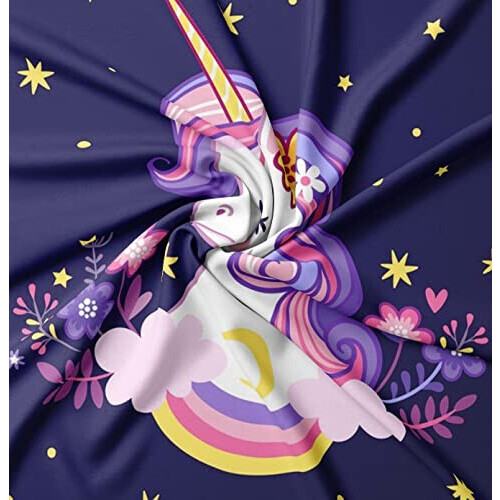 Housse de couette Licorne violet 135x200 cm 200x200 cm 220x240 cm variant 2 