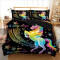 Housse de couette Licorne arc en ciel 220x240 cm - miniature