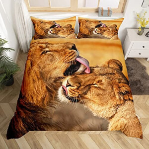 Housse de couette Lion multicolore 140x200 cm 200x200 cm 220x240 cm 240x260 cm