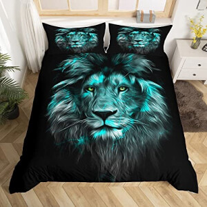 Housse de couette Lion multicolore 140x200 cm 200x200 cm 220x240 cm