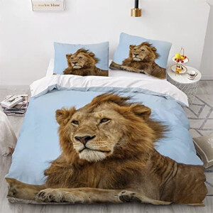 Housse de couette Lion couleur 140x200 cm