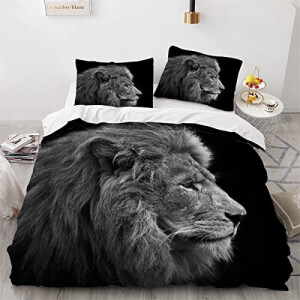 Housse de couette Lion couleur 200x200 cm
