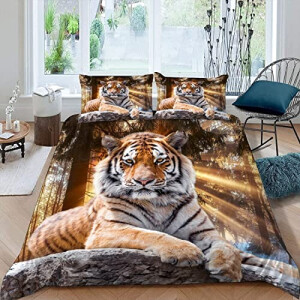 Housse de couette Lion couleur 140x200 cm