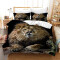 Housse de couette Lion noir 220x240 cm - miniature variant 1