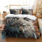 Housse de couette Loup 135x200 cm 200x200 cm 220x240 cm - miniature