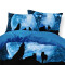 Housse de couette Loup bleu 140x200 cm - miniature variant 1