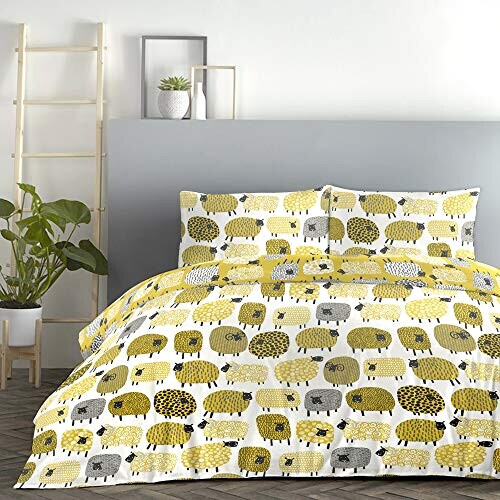 Housse de couette Mouton ocre variant 1 