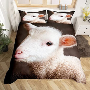 Housse de couette Mouton multicolore 140x200 cm 200x200 cm 220x240 cm 240x260 cm