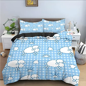 Housse de couette Mouton multicouleur 140x200 cm