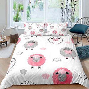 Housse de couette Mouton a- 135x200 cm