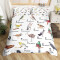 Housse de couette Perroquet - Oiseau - multicolore 140x200 cm 200x200 cm 220x240 cm - miniature