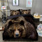 Housse de couette Ours hui 135x200 cm 200x200 cm 220x240 cm - miniature