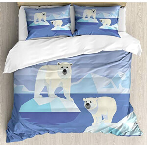 Housse de couette Ours multicolore