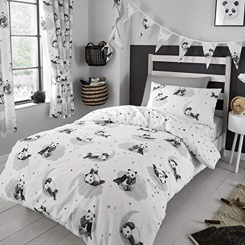 Housse de couette Panda blanc