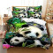 Housse de couette Panda 90x190 cm - miniature