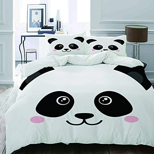 Housse de couette Panda blanc 220x240 cm variant 0 