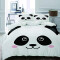 Housse de couette Panda blanc 220x240 cm - miniature variant 1