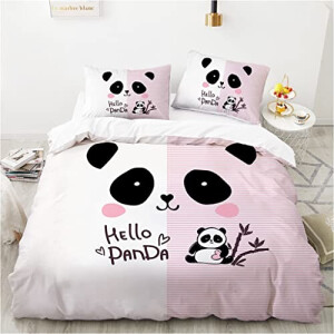 Housse de couette Panda #a 140x200 cm
