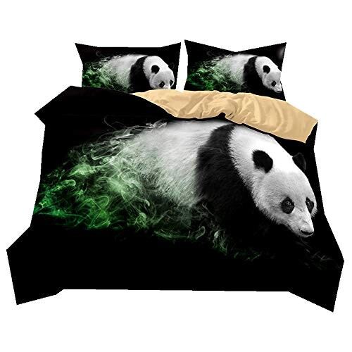 Housse de couette Panda géant 140x200 cm 200x200 cm 220x240 cm 220x260 cm