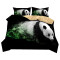 Housse de couette Panda géant 140x200 cm 200x200 cm 220x240 cm 220x260 cm - miniature