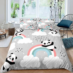 Housse de couette Panda multi 130x200 cm 135x200 cm 200x200 cm 220x240 cm