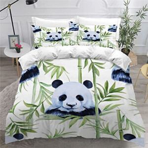 Housse de couette Panda couleur 140x200 cm