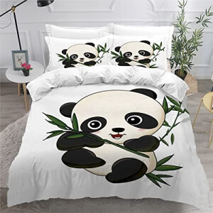 Housse de couette Panda couleur 140x200 cm