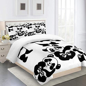 Housse de couette Panda 140x200 cm