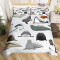 Housse de couette Phoque otarie multicolore 140x200 cm - miniature